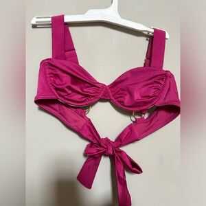 PacSun NWOT bikini top - XS - Super Cute Dark Pink